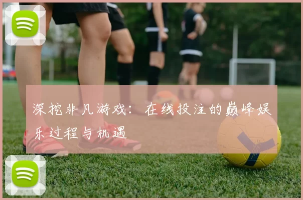 深挖非凡游戏：在线投注的巅峰娱乐过程与机遇